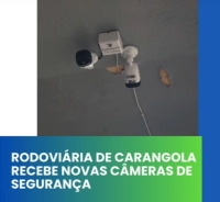 Rodoviária de Carangola recebe novas câmeras de segurança